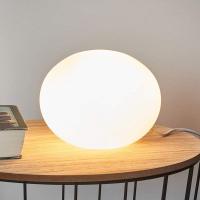Dekorativ bordlampe Glass Oval Ø 18 cm