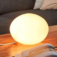 Dekorativ bordlampe Glass Oval Ø 24 cm
