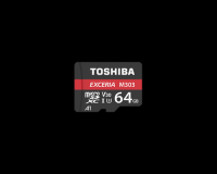 Toshiba Exceria M303 64GB microSDXC UHS-I Memory Card (THN-M303R0640E2)