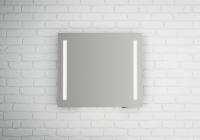 FOSSE speil 80 med LED sidelys, underlys ned mot servant, dimmar og stikk