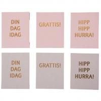 Gift tags GRATULATIONER - Gift tags GRATULATIONER