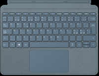 Surface Go Type Cover - QWERTY - Isblå (Alcantara®)