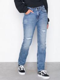 Straight - Denim Lee Jeans 90s Rider Blue Damage