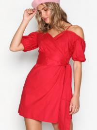 Skater dresses - Red Glamorous Cold Shoulder Dress