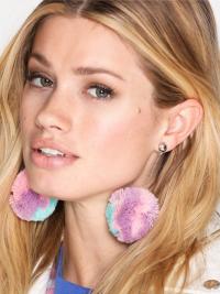 Øredobber - Flerfarget NLY Accessories Pastel Pom Earrings