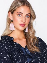 Øredobber - Pink NLY Accessories Geo Tassel Earrings