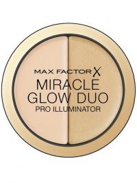 Contouring & Strobing - Light Max Factor Miracle Glow Duo
