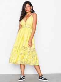 Loose-fit dresses - Yellow Kiss The Sky Buttercup Midi Dress