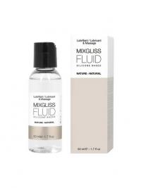 Massasjeoljer - Transparent Mixgliss 2-in-1 Silicone Fluid Massage and Lubricant 50ml