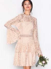 Figurnære kjole - Light Beige U Collection Dreamy Lace Dress