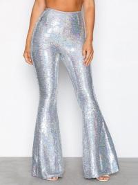 Bukser - Multi Missguided Flared Sequin Trousers