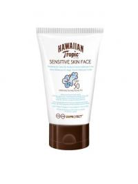 Solfaktor - Hvit Hawaiian Tropic Face Protective Lotion SPF 50 60 ml