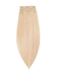 Hair Extensions - Light Golden Blond Mix Rapunzel Of Sweden 50 cm Clip-on set Original 3 pieces