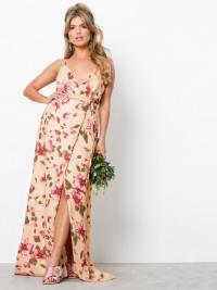 Maxikjole - Mønstret NLY Eve Thin Strap Flowy Gown