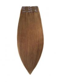 Hair Extensions - Brown Rapunzel Of Sweden 50 cm Clip-on set Original 3 pieces
