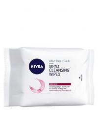 Ansiktsrengjøring - Transparent Nivea Gentle Cleansing Wipes 25 pcs