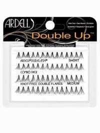 Løse øyenvipper - Black Ardell Double Up Individuals Knot-Free Combo