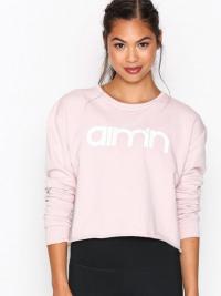 Collegegensere - Rosa Aim'n Pink Crop Sweatshirt