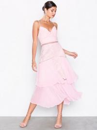 Skater dresses - Light Pink True Decadence Floral Lace Mini Dress