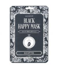 Ansiktsmasker - Transparent Kocostar Black Happy Mask