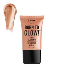 Contouring & Strobing - Gleam NYX Professional Makeup Born To Glow Liquid Illuminator