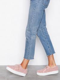 Low Top - Dusty Pink NLY Shoes Furry Sneaker