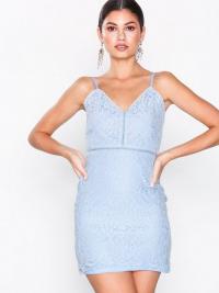 Figurnære kjole - Blue Missguided Strappy Lace Mini Dress
