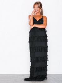 Maxikjole - Black U Collection Lace Maxi Dress