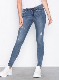 Skinny - Blå Noisy May Nmlucy Nw Piping Dest Jeans VI881MB