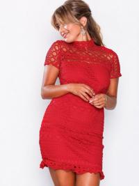 Figurnære kjole - Red Love Triangle Double Dolce Mini Dress