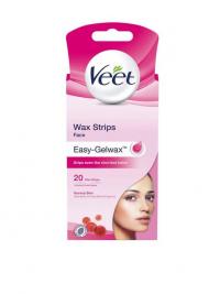 Veet Cold Wax Strips Face 20st