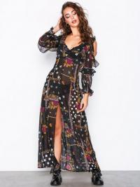 For Love & Lemons Elyse Ruffled Maxi Dress