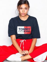 Tommy Jeans Tjw Box Logo Tee Black