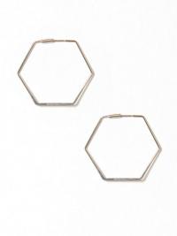 NLY Accessories Hexagon Hoops