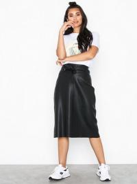 NORR Lenna leather skirt