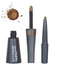 LASHFOOD Aqua Brow Powder & Pencil Duo Dark Blonde
