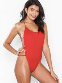 Missguided Rib Extreme Cross Back Swimsuit
