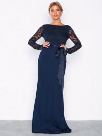 NLY Eve Open Back Bow Gown Navy