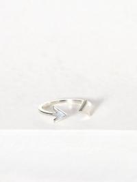 Syster P Strict Plain Double Arrow Ring