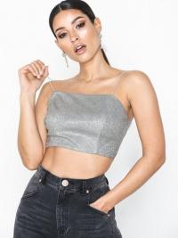 NLY Trend Sparkle Crop Top