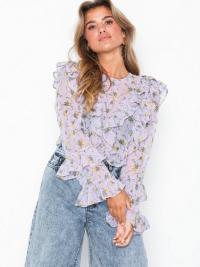 NLY Trend Flower Ruffle Blouse