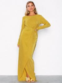 NLY Eve Padded Pleated Gown Gul