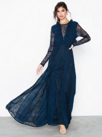 True Decadence Lace Sleeve Midi Dress