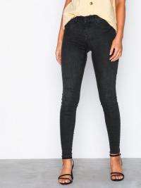 Gina Tricot Skinny low waist superstretch jeans Black Grey