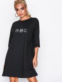 Missguided Oversized ss Chinese T-shirt Dress