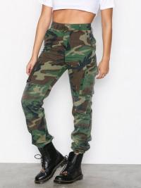 Missguided Printed Cargo Trousers Khaki