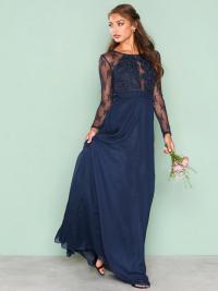 NLY Eve Whenever Lace gown Navy