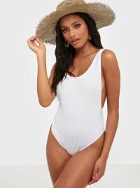 Missguided High Leg Drop Side Swimsuit