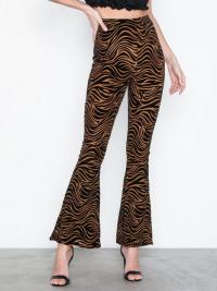 Missguided Zebra Flare Trousers