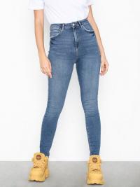Gina Tricot Gina Curve Jeans Mid Blue